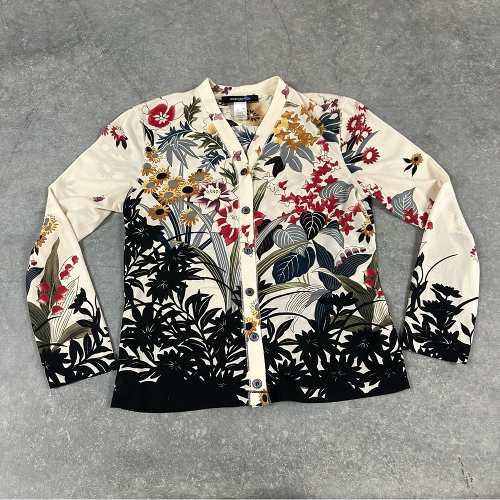 Vintage 90s Y2k sheer patterned button up shirt oriental PM